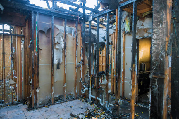 Professional Soot Cleanup technician working in Upperco, MD